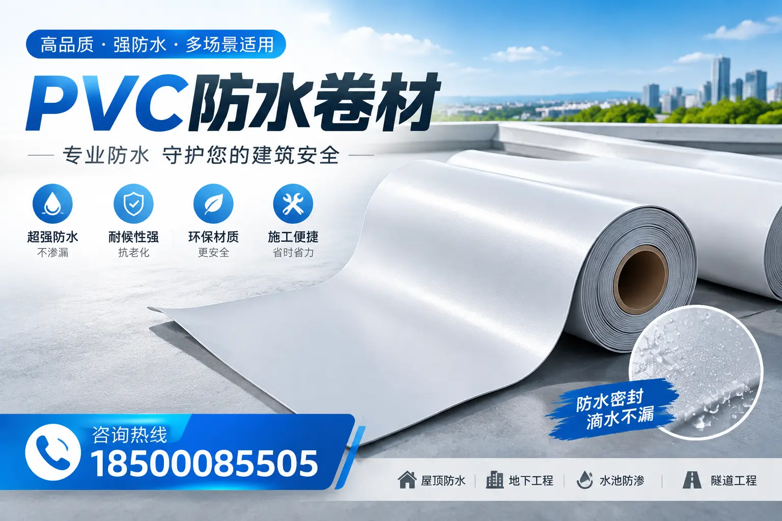 PVC防水卷材的市场竞争分析,兰州品牌选择参考